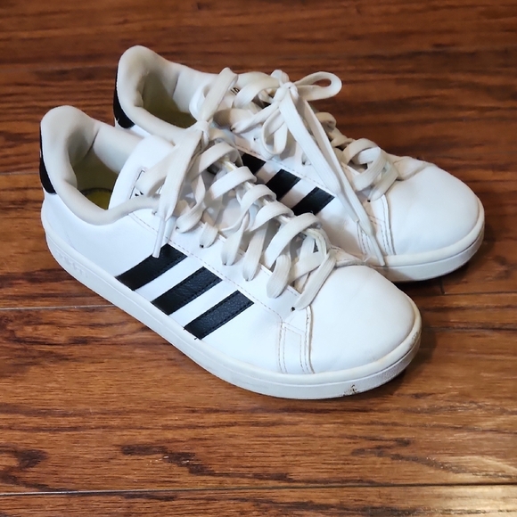 adidas Shoes - Adidas Neo Cloudfoam White and Black Sneakers